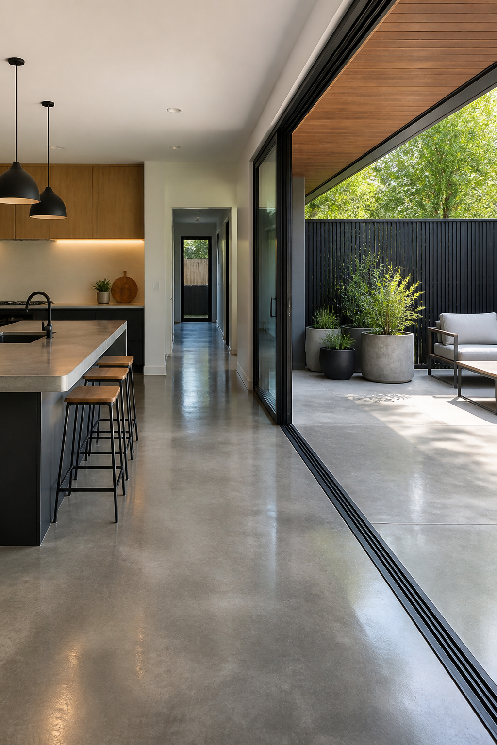 5 Reasons to Add Concrete Decor Into Your Home 6 Concrete Across Indoor and Outdoor Spaces